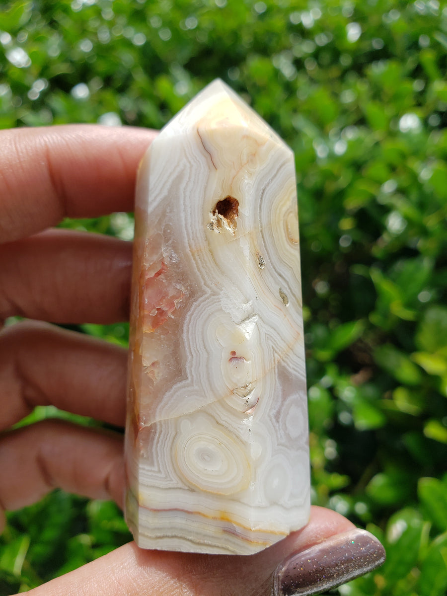 Crazy Lace Agate Tower - B – Elevated Calm