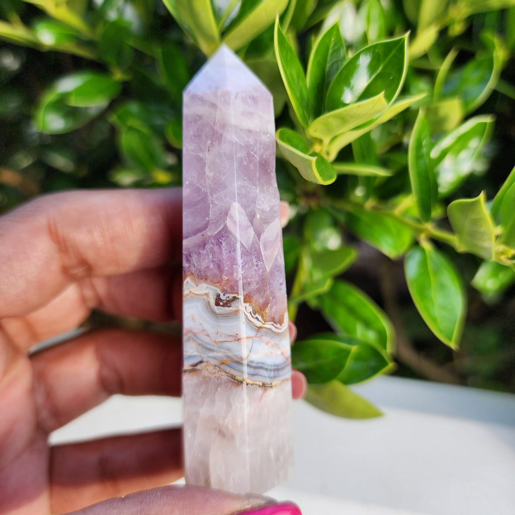 Elevated Calm Amethyst x Agate Tower