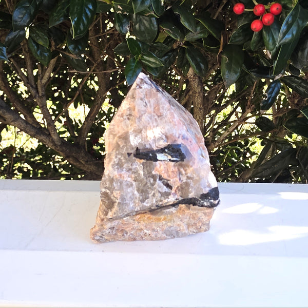 Black Tourmaline Feldspar Matrix A – Elevated Calm