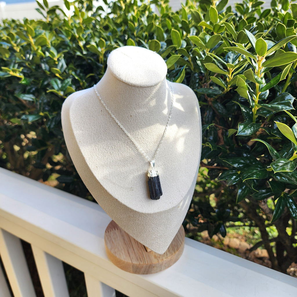 Elevated Calm Black Tourmaline Pendant