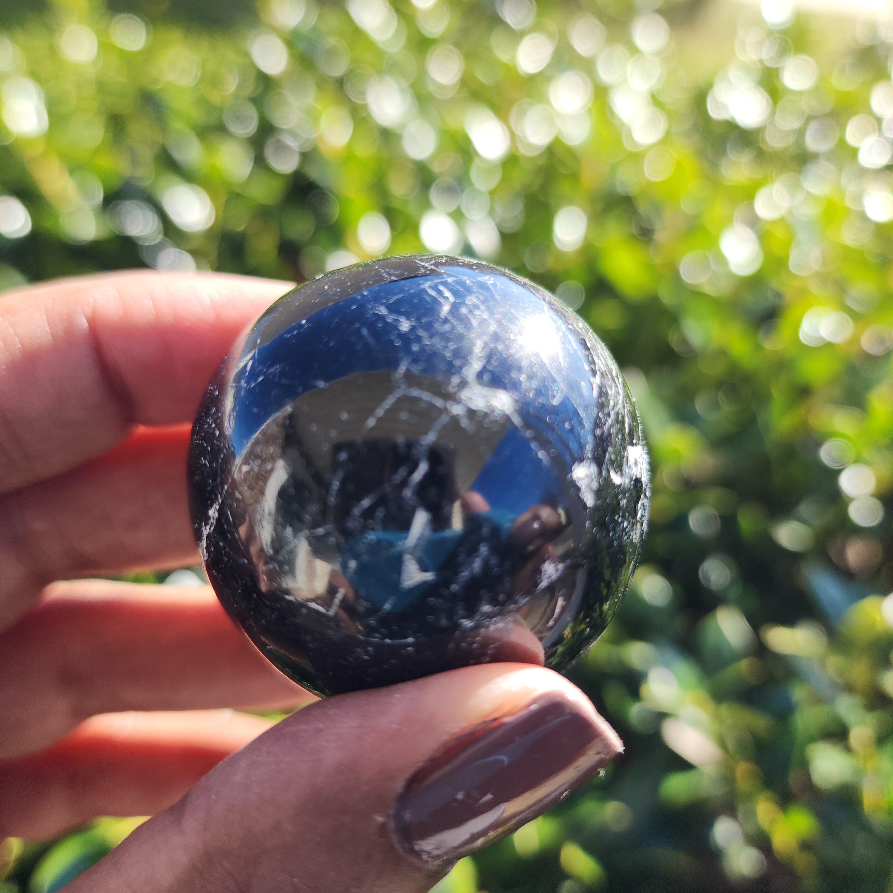 Black Tourmaline Sphere