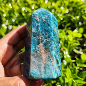 Blue Apatite Tower - XL - C (Imperfect)