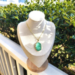 Elevated Calm - Chrysoprase Pendant