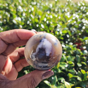 Elevated Calm | Dendritic Agate Sphere