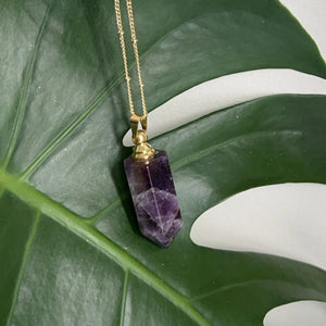 Elevated Calm - Amethyst Vial Necklace