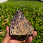 Elevated Calm | Garnet Semi-Polished Point