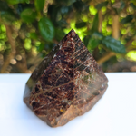 Elevated Calm | Garnet Semi-Polished Point