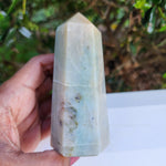 Elevated Calm Green Moonstone Tower