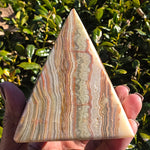 Elevated Calm | Green Onyx Pyramid