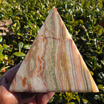 Elevated Calm | Green Onyx Pyramid