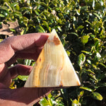 Elevated Calm | Green Onyx Pyramid