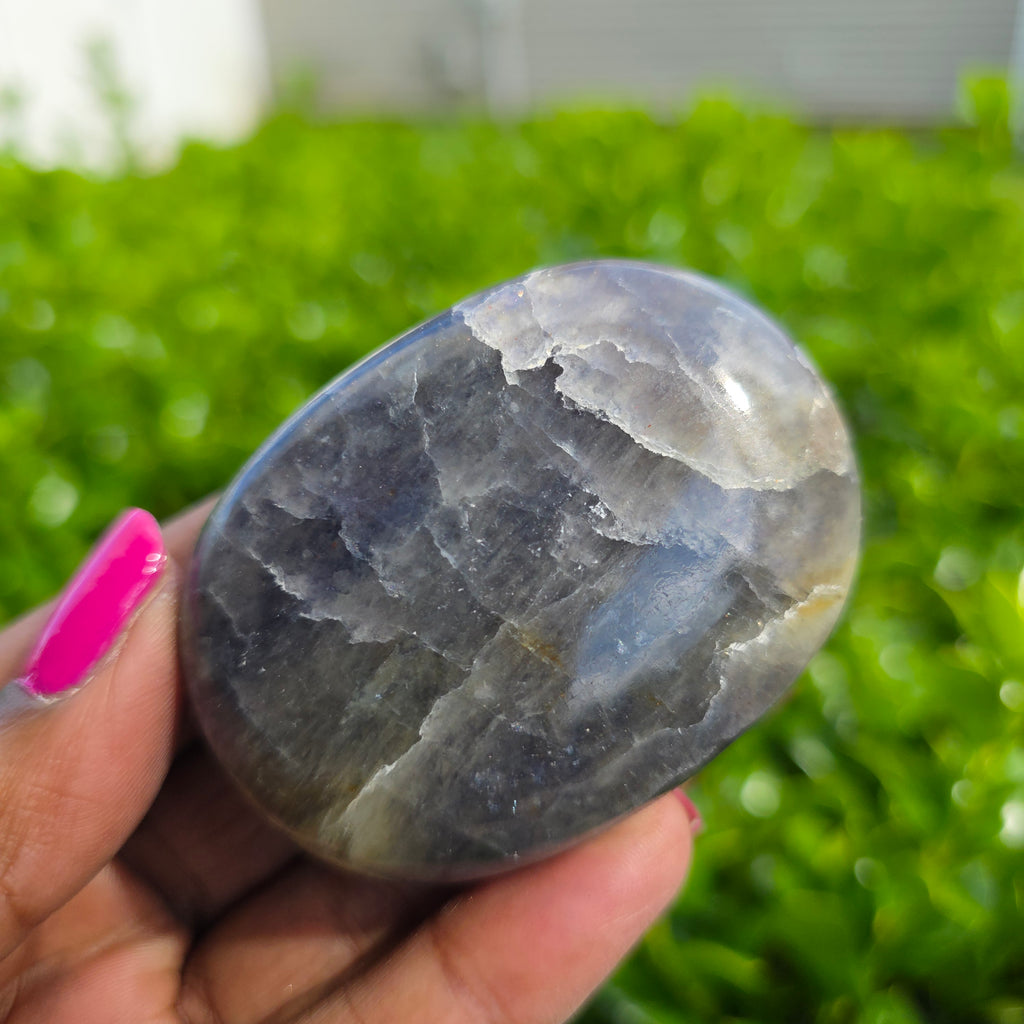 Elevated Calm | Iolite Palm Stone