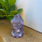 Elevated Calm | Lepidolite Buddha