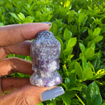 Elevated Calm | Lepidolite Buddha