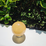 Elevated Calm Mini Honey Calcite Sphere