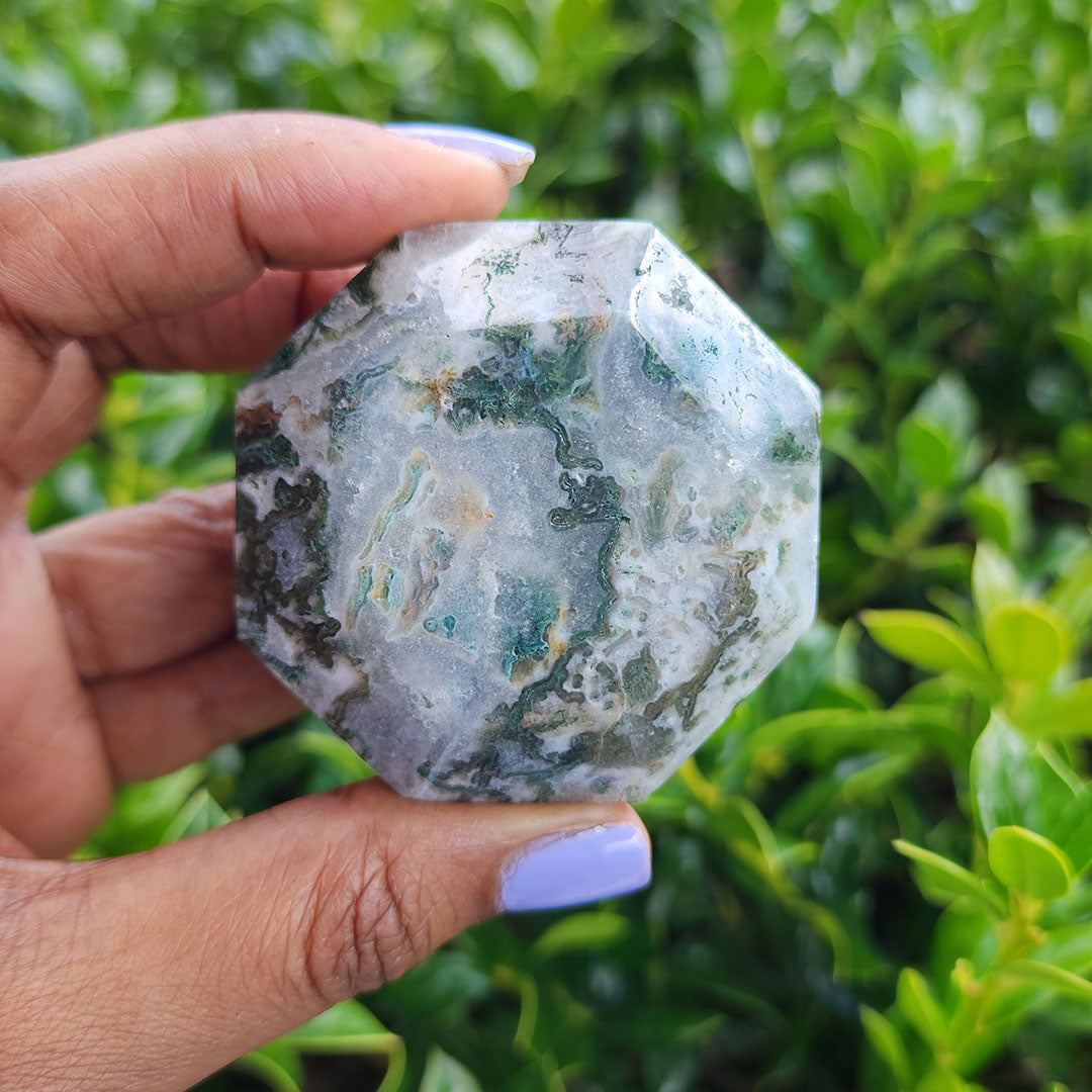 Moss Agate - Diamond - B