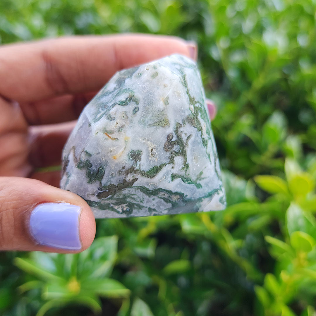 Moss Agate - Diamond - B