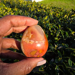 Elevated Calm | Polychrome Jasper Palm Stone