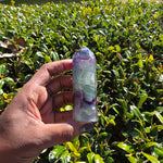 Elevated Calm | Rainbow Fluorite Tower
