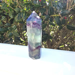Elevated Calm | Rainbow Fluorite Tower