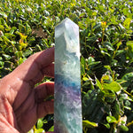 Elevated Calm | Rainbow Fluorite Tower