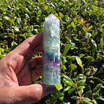 Elevated Calm | Rainbow Fluorite Tower