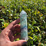 Elevated Calm | Rainbow Fluorite Tower