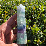 Elevated Calm | Rainbow Fluorite Tower