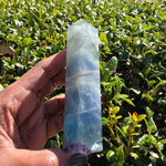 Elevated Calm | Rainbow Fluorite Tower