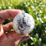 Elevated Calm Rainbow Moonstone Sphere