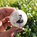 Elevated Calm Rainbow Moonstone Sphere