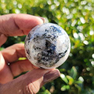 Elevated Calm Rainbow Moonstone Sphere