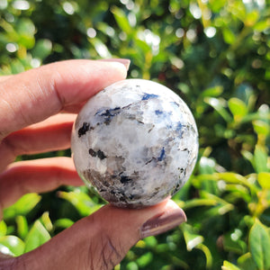 Elevated Calm Rainbow Moonstone Sphere