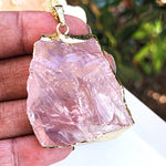 Elevated Calm - Rose Quartz Pendant