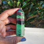 Elevated Calm Ruby Zoisite Tower