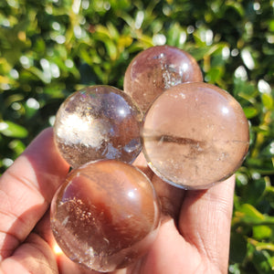 Elevated Calm - Smoky Quartz Sphere