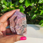 Elevated Calm Rhodonite Top Polished Point