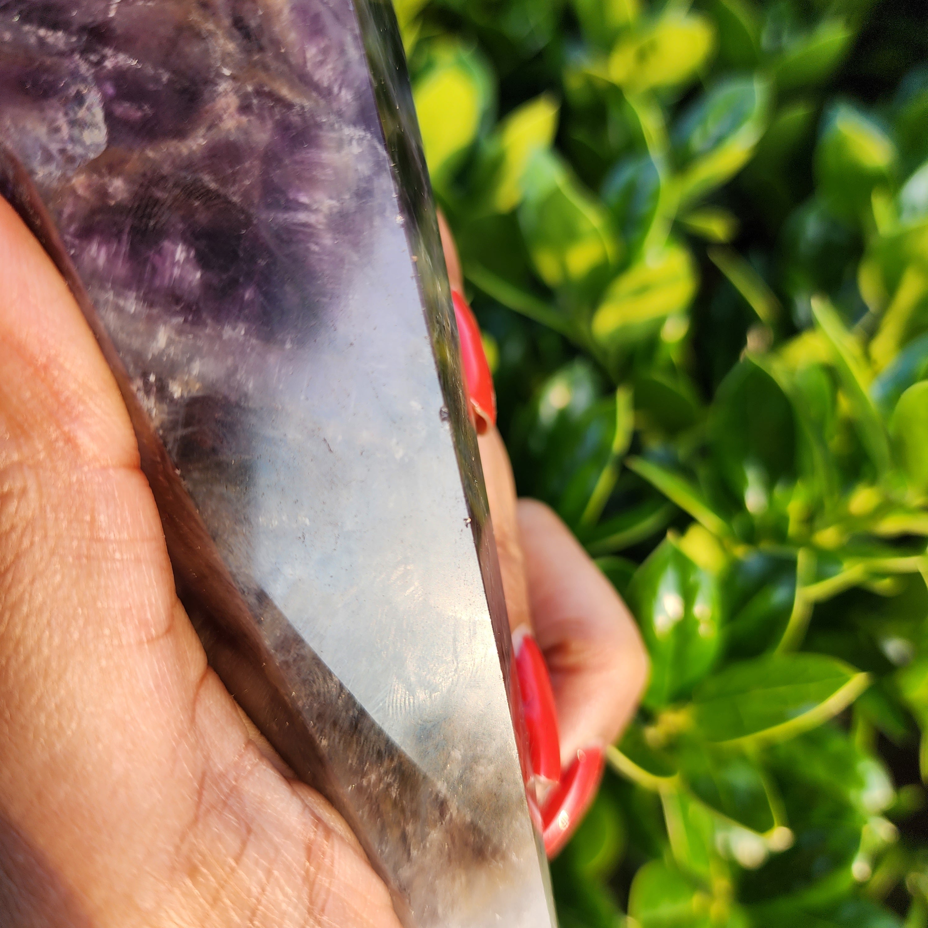 Elevated Calm Polished Amethyst Root