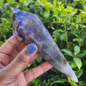 Amethyst Root Polished - Chevron (Imperfect)