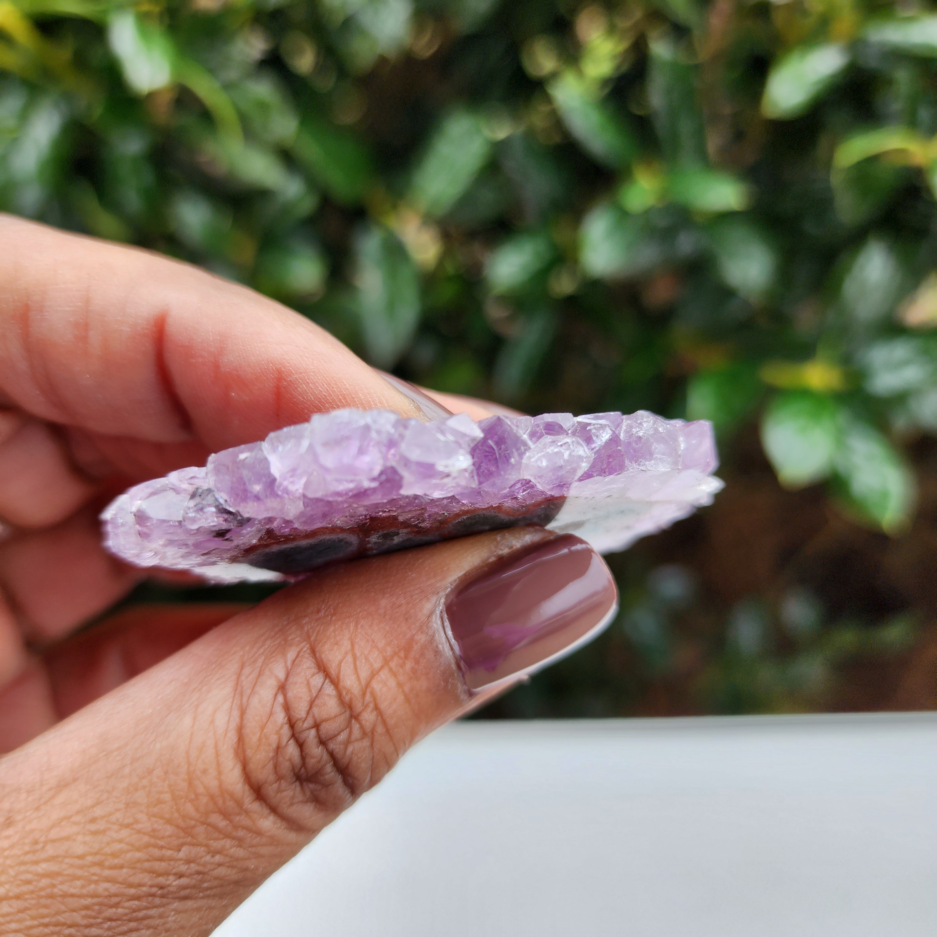 Elevated Calm Amethyst Stalactite