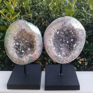 Elevated Calm Aura Amethyst