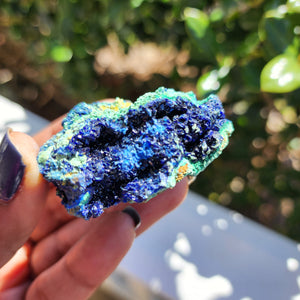Elevated Calm Azurite Chrysocolla
