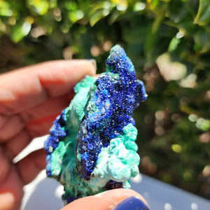 Elevated Calm Azurite Chrysocolla