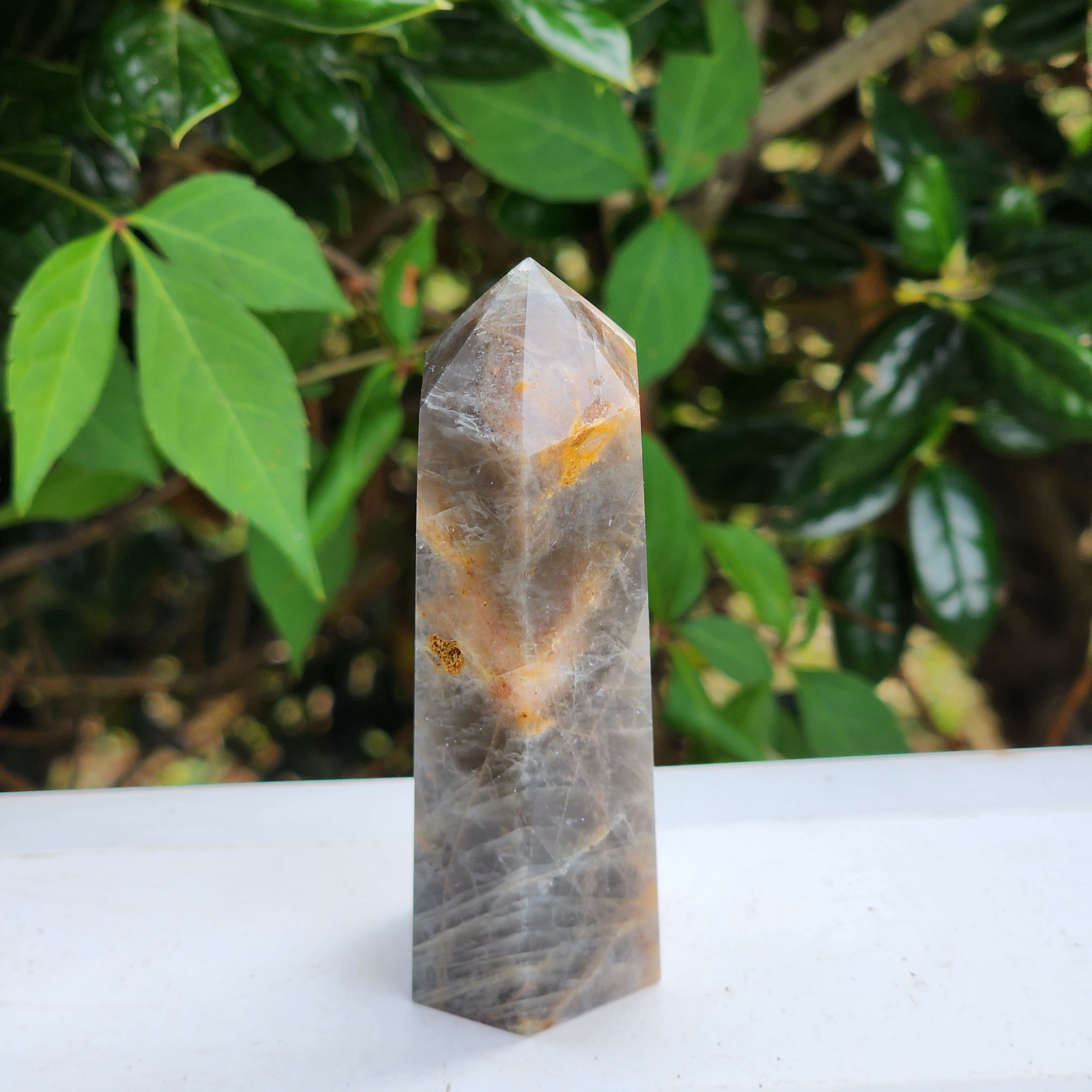 Elevated Calm Black Moonstone Tower