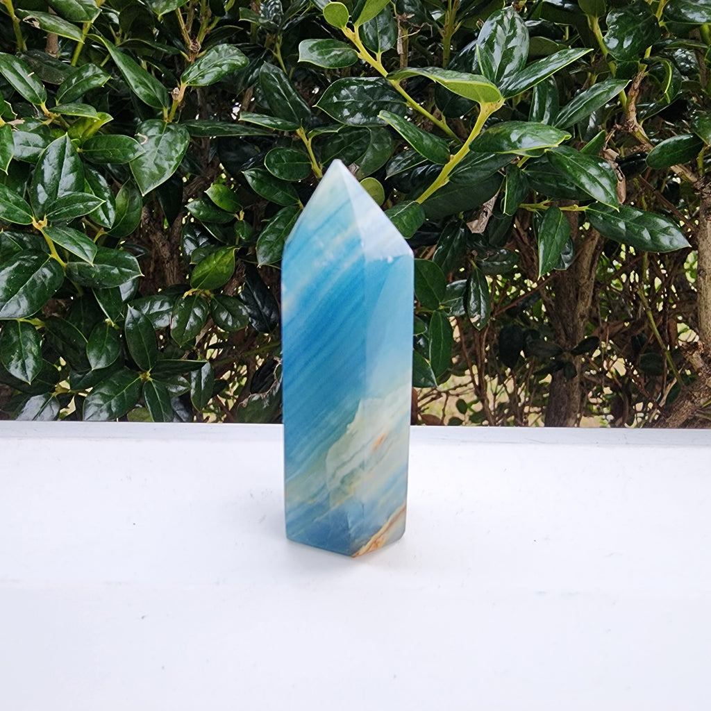 Elevated Calm Blue Onyx Mini Tower