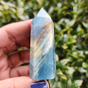 Elevated Calm Blue Onyx Tower