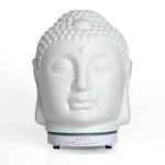 Elevated Calm White Ceramic Buddha Diffuser