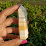 Elevated Calm Dendritic Orange Calcite