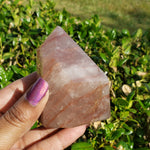 Elevated Calm Fire Quartz Point