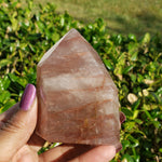 Elevated Calm Fire Quartz Point